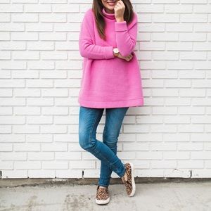 Free People Ottoman Slouchy Sweater Small Pink